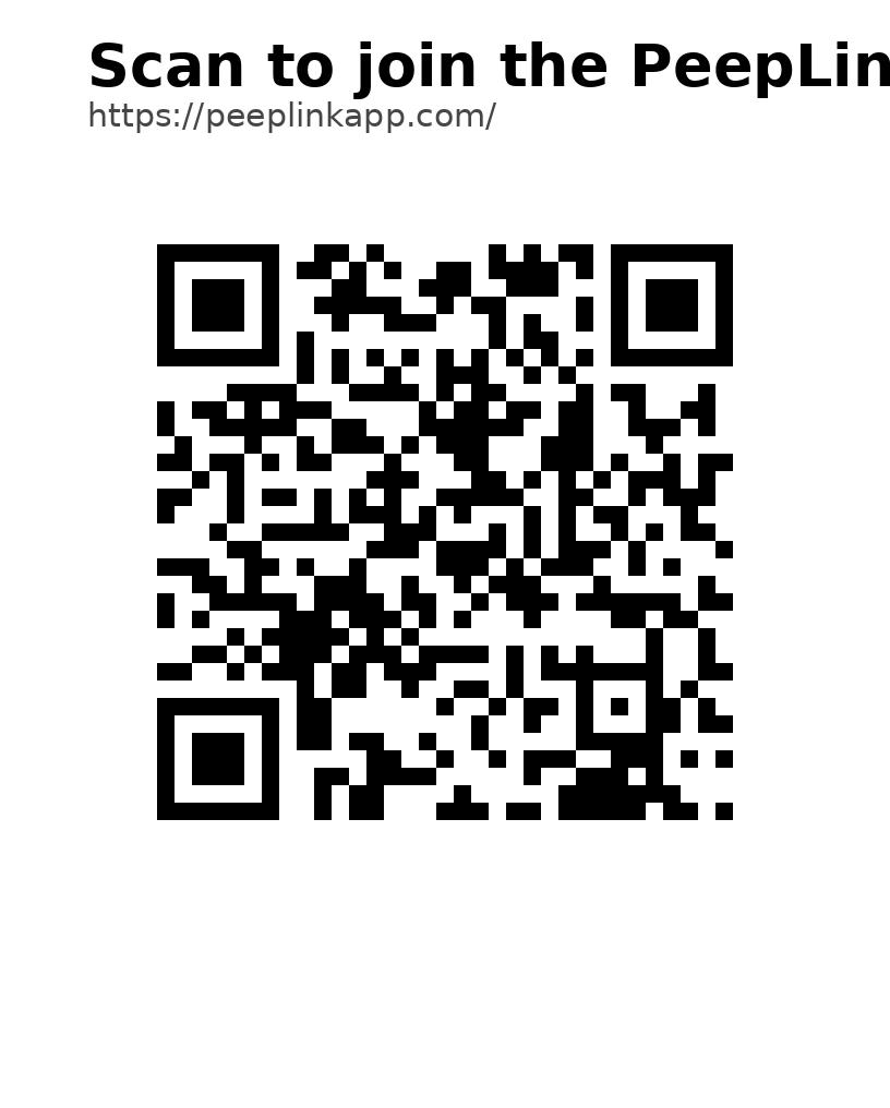 QR code for PeepLink beta